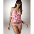 JUICY COUTURE RUFFLED ROLLOVER SWIMDRESS #25276
